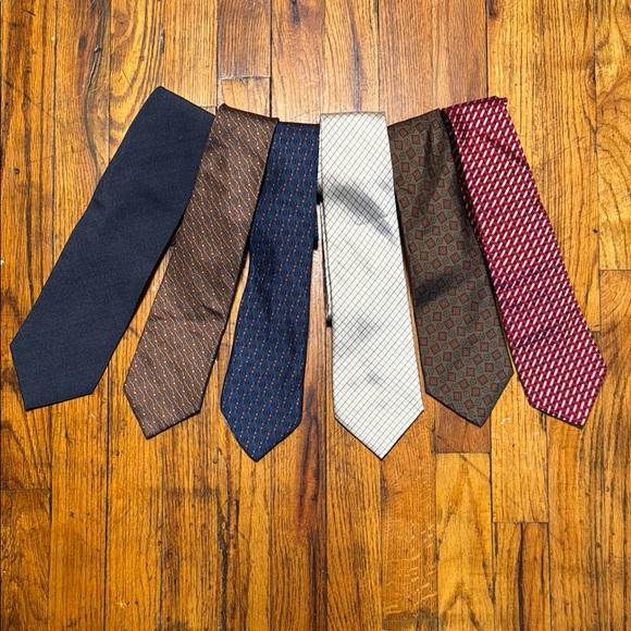 Fendi Prada Balenciaga Givenchy Giorgio Armani Celine Men's Tie Bundle 3" Wide - Picture 1 of 16